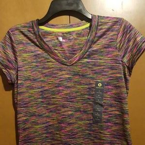 Xersion neon workout tee